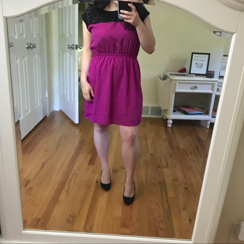 Colorblock Cutout Dress